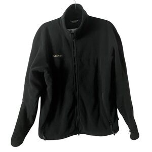 Columbia Titanium Interchange Black Full Zip Fleece Gorpcore Jacket Men’s Large